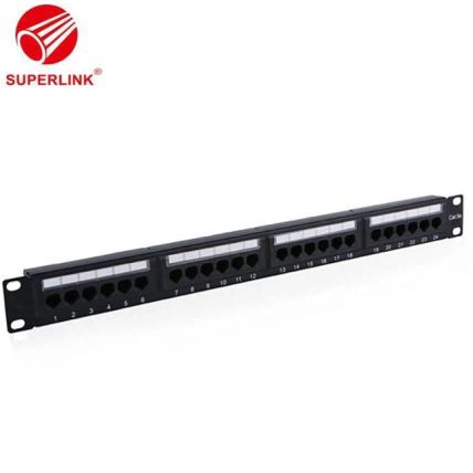 Неоклопљена закрпна плоча Цат5е са 24 порта